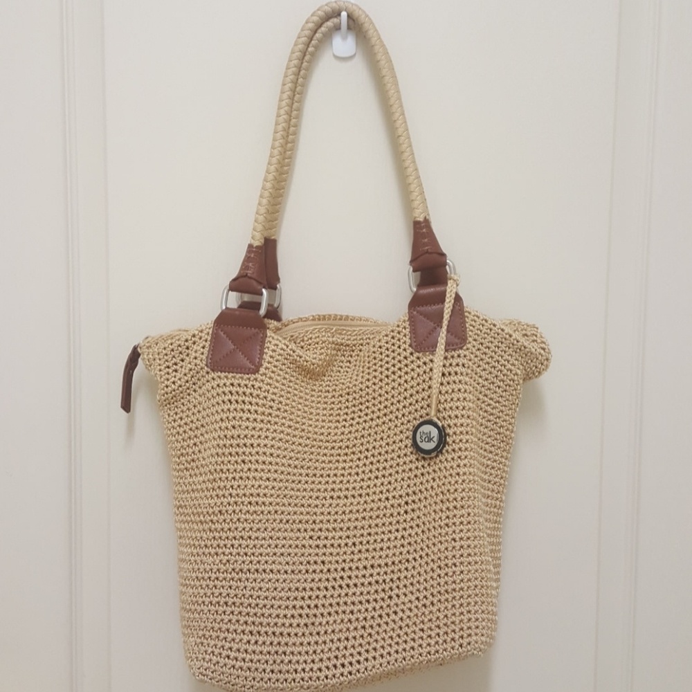 The Sak Tan and Brown Shoulder Bag